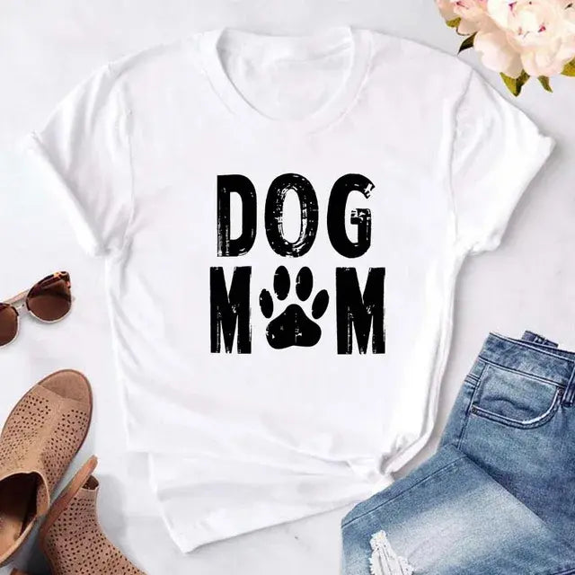 Camiseta gráficos perrunos