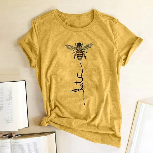 Camiseta de abeja para mujer.