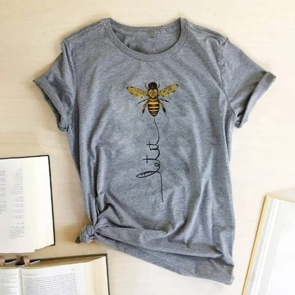 Camiseta de abeja para mujer.