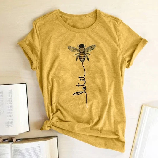 Camiseta de abeja para mujer.