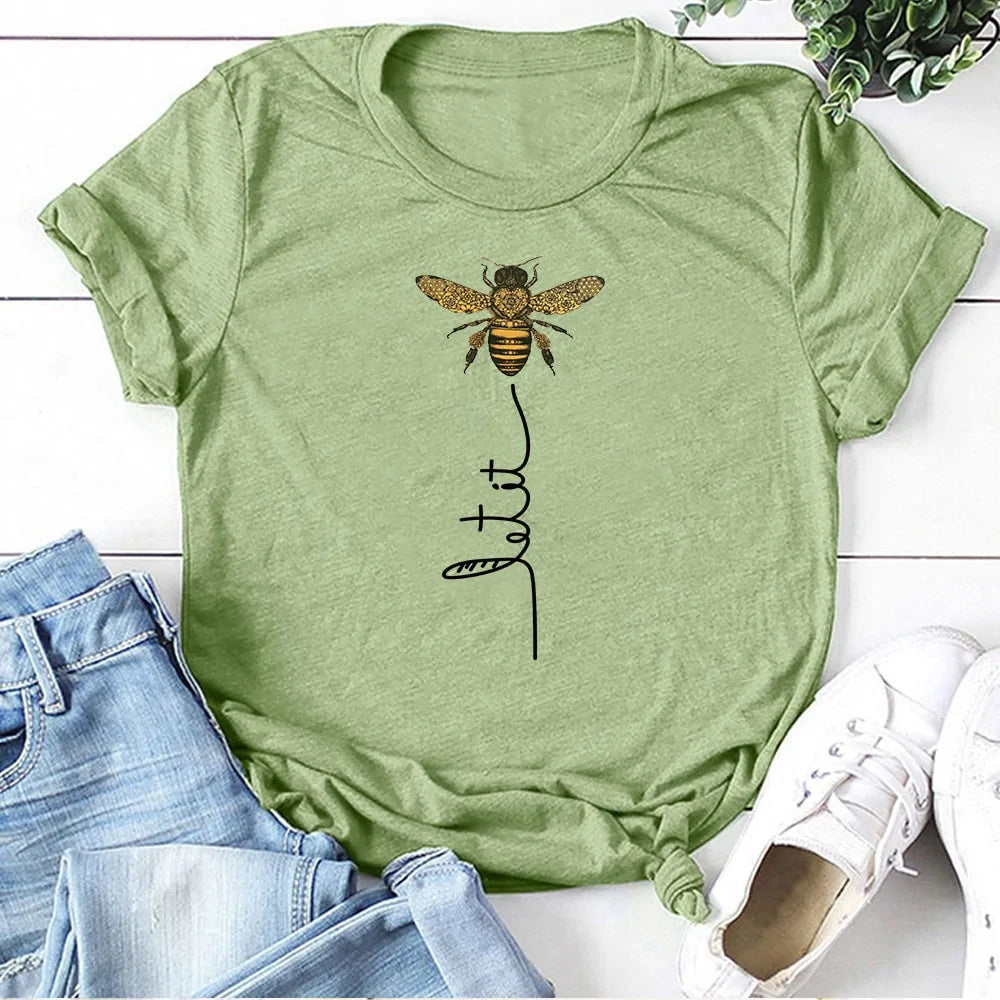 Camiseta de abeja para mujer.