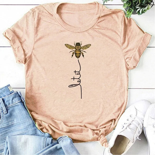 Camiseta de abeja para mujer.